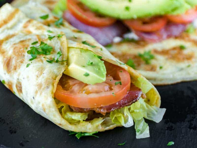 Low Carb Breakfast Burrito 7 - Café da Manhã com Baixo Consumo de Carboidratos!